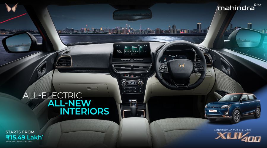 Mahindra Introduces All-Electric XUV400 Pro Range: Starting at an Introductory Price of INR 15.49 Lakh